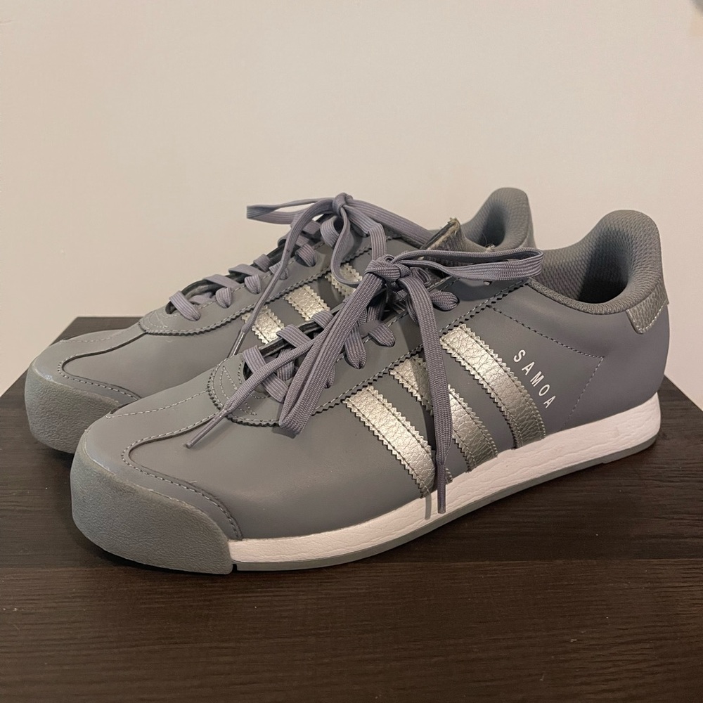 Adidas Sneakers, Grey and Silver, US Men's Size 9, Never Worn
